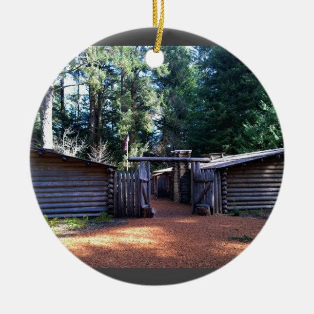 Décoration En Céramique Fort Clatsop, Astoria (Devant)