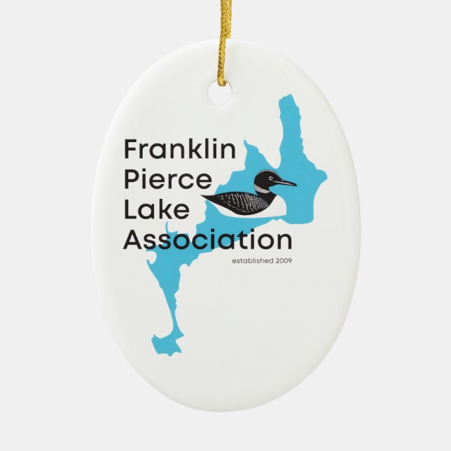 Décoration En Céramique FPLA Oval Ceramic Ornament (Devant)