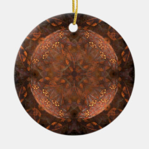 Décoration En Céramique Fractal Flower Ornament