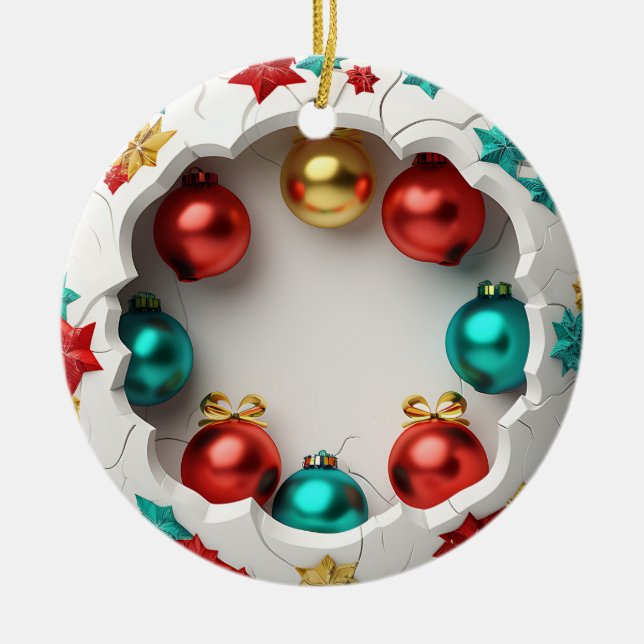 Décoration En Céramique Fragments festifs brisés (Devant)