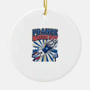 Décoration En Céramique France Match Day Skeleton Striker Nations High Ene