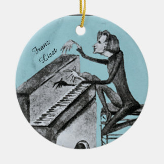 Décoration En Céramique Franz Liszt Croquis unique par Maurice Sand 1837
