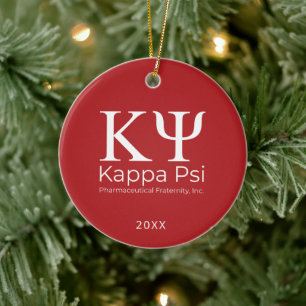 Décoration En Céramique Fraternité pharmaceutique Kappa Psi