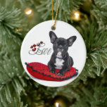 Décoration En Céramique French Bull Dog - Français - Amour<br><div class="desc">French Bull Dog</div>