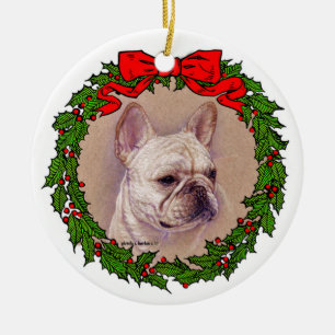 Décoration En Céramique French Bulldog Art par Glenda S. Harlan