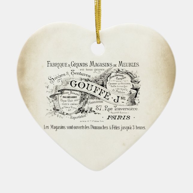 Décoration En Céramique French Department Store Sign (Devant)