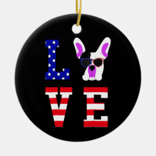 Décoration En Céramique Frenchie Gift Cool mignon Amour Français Bulldog
