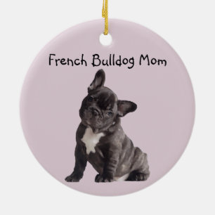 Décoration En Céramique Frenchie Maman Bouledogue Français 
