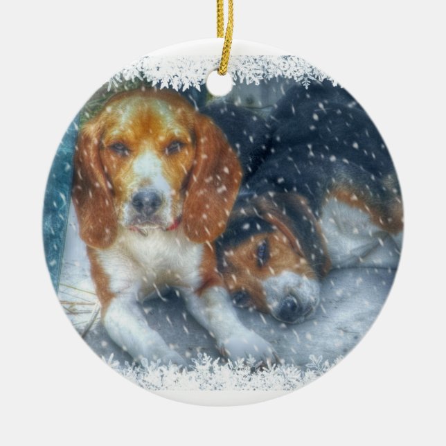 Décoration En Céramique Frères de Noël (Devant)