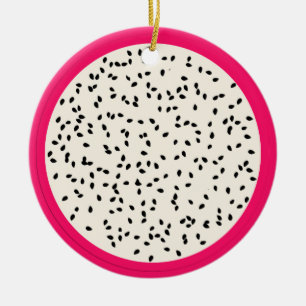 Décoration En Céramique Fruit de dragons / Fruit de dragon tranche de frui