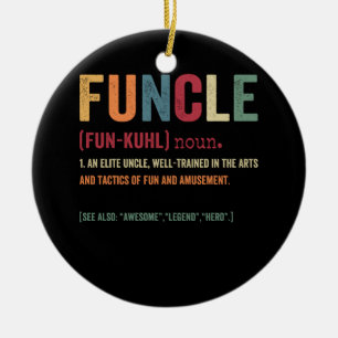 Décoration En Céramique Funcle Funny Uncle Définition, Awesome Legend Hero