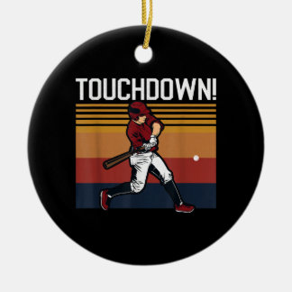 Décoration En Céramique Funny Baseball Football Touchdown Sports Humour