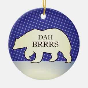 Décoration En Céramique Funny Chicago Holiday Ornament