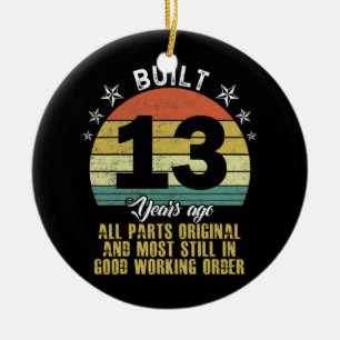 Décoration En Céramique Funny Construit Il Y A 13 Ans Toutes Les Pièces Or