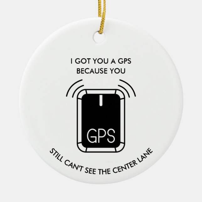 Décoration En Céramique Funny Driving or bowling, Sarcastic gift (Devant)