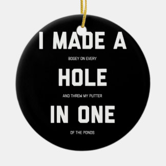 Décoration En Céramique Funny Golf For Men Women Hole