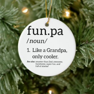Décoration En Céramique Funpa Comme Un Grand-Père Seulement Glacière