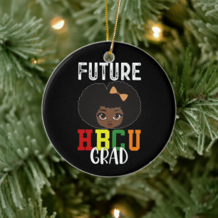 Décoration En Céramique Future diplômée d'une université noire féminine re