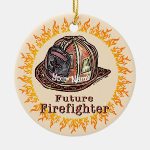 Décoration En Céramique Future Firefighter Ceramic Ornament