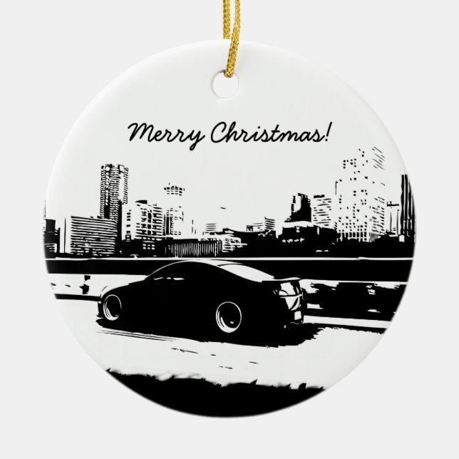 Décoration En Céramique G35 Coupe Rolling shot Christmas Ornament (Devant)