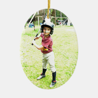 Décoration En Céramique Garçon de base-ball