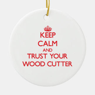 Décoration En Céramique Gardez le calme et faites confiance à votre