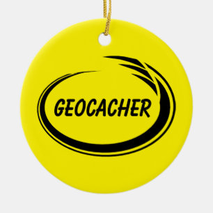 Décoration En Céramique Geocacher Black Splash