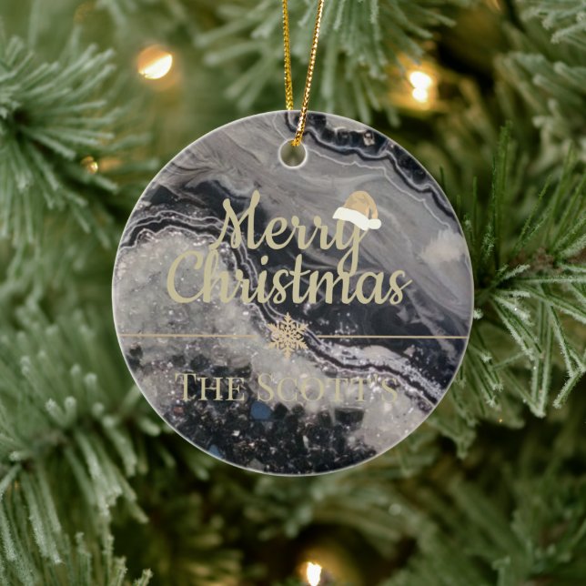 Décoration En Céramique geode de noël (Arbre)