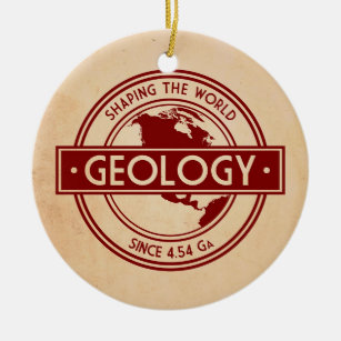 Décoration En Céramique Géologie - Façonner le logo mondial (Amérique du N