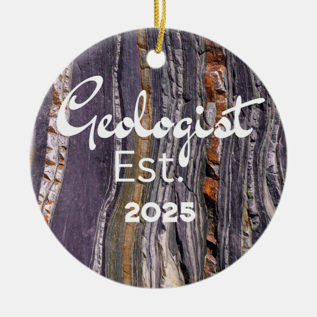 Décoration En Céramique Géologue (Devant)