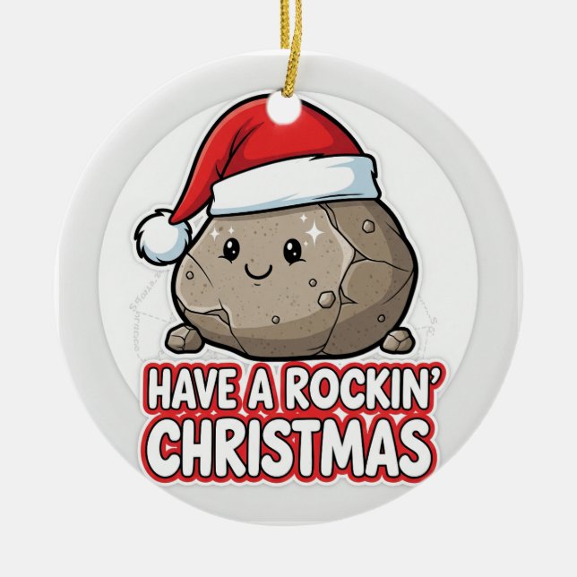 Décoration En Céramique Géologue drôle (Devant)