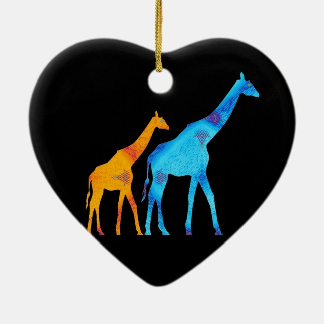 Décoration En Céramique Giraffe (Dos)