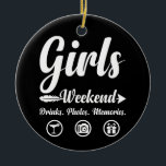 Décoration En Céramique Girls Weekend Vacation Drinks Photos Memories<br><div class="desc">Girls Weekend Vacation Drinks Photos Memories</div>