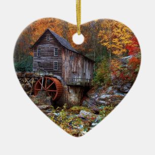 Décoration En Céramique Glade Creek Grist Mill