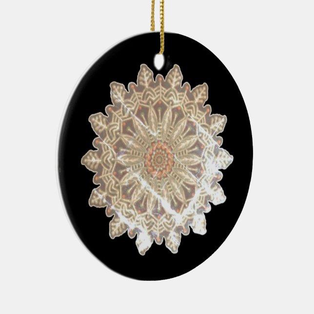 Décoration En Céramique Gleam Snowflakes congelé #6 (Droite)