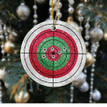 Décoration En Céramique Glitter Shooting Target<br><div class="desc">Ce design a été créé par art numérique et peut être personnalisé. Contactez-moi à l'adresse colorflowcreations@gmail.com si vous souhaitez que ce design soit disponible sur un autre produit. Achetez ma peinture acrylique abstraite originale à vendre à www.etsy.com/shop/colorflowart. Voir d'autres de mes créations ou suivez-moi à www.facebook.com/colorflowcreations, www.instagram.com/colorflowcreations, www.twitter.com/colorflowart et www.pinterest.com/colorflowcreations....</div>