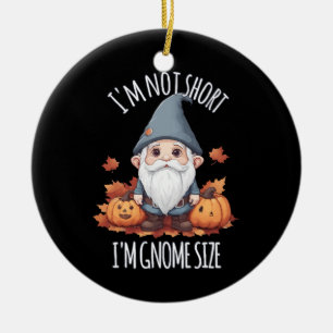 Décoration En Céramique Gnome Mignon Fantaisiste en Automne