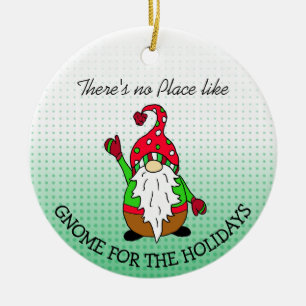 Décoration En Céramique Gnome pour les fêtes Noël