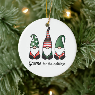 Décoration En Céramique Gnome Pour Les Vacances
