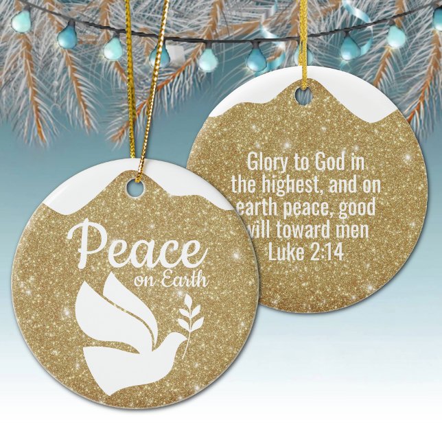 Décoration En Céramique Golden Glitter Christmas Luke Bible Verse ⛪️ 🎄 (golden glitter christian decor yuletide design faith keepsake divine message seasonal hanging
🎄🕊⛪️)
