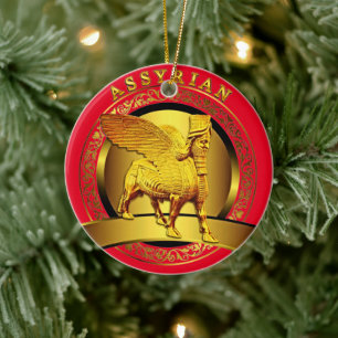 Décoration En Céramique Golden Lamassu