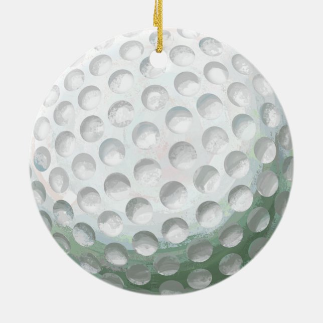 Décoration En Céramique Golf Ball (Dos)