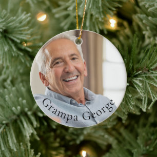 Décoration En Céramique Grampa simple stylé photo de gardien