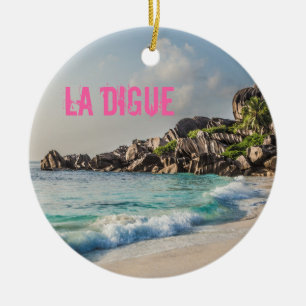 Décoration En Céramique Grand Anse Seychelles La Digue Beach cadeau