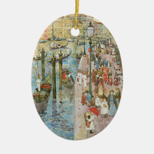 Décoration En Céramique Grand Canal, Venice by Maurice Prendergast (Devant)