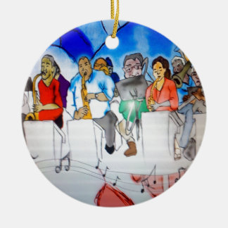 Décoration En Céramique Grand groupe de musique