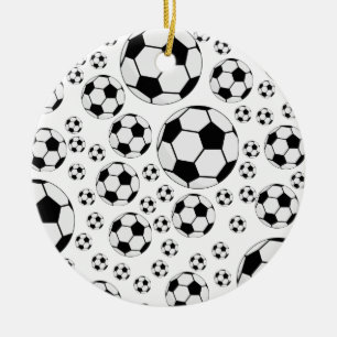 Décoration En Céramique Graphisme de ballon de football classique Fan de s