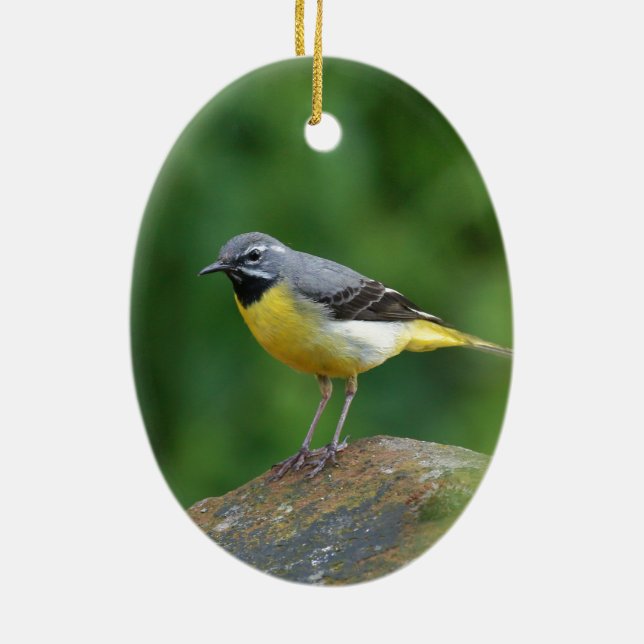 Décoration En Céramique Gray Wagtail - oiseau (Dos)