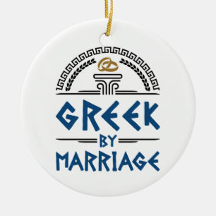 Décoration En Céramique Grec par mariage Famille du conjoint