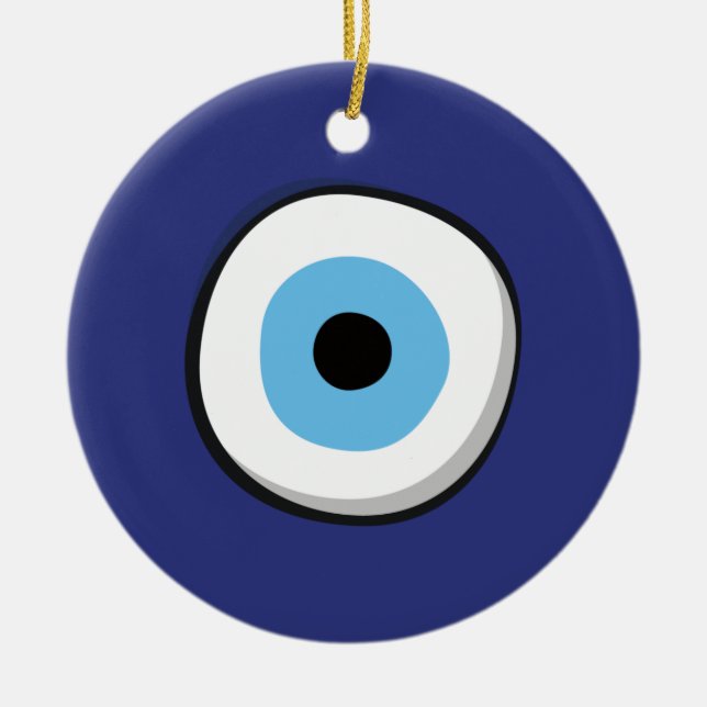 Décoration En Céramique Greek Evil Eye (Devant)